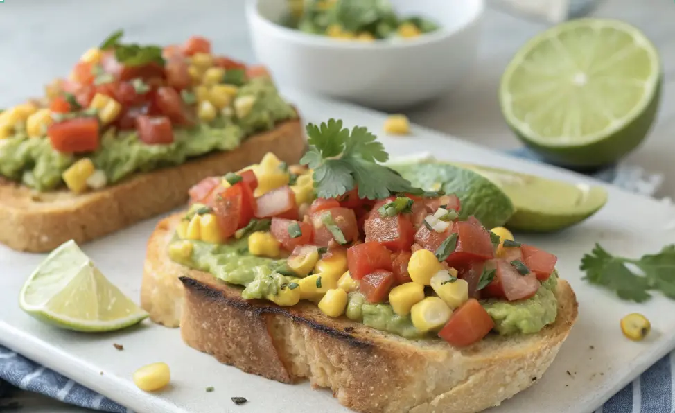 Avocado & Corn Salsa Toast: A Versatile, Healthy Delight