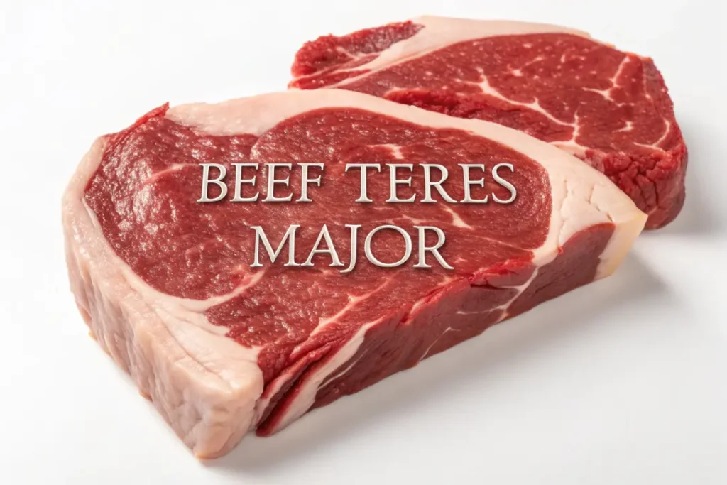 Beef Teres Major: The Underrated Cut Every Meat Lover Should Try!! 2 beef teres major written in the photo Beef Teres Major: The Underrated Cut Every Meat Lover Should Try!!