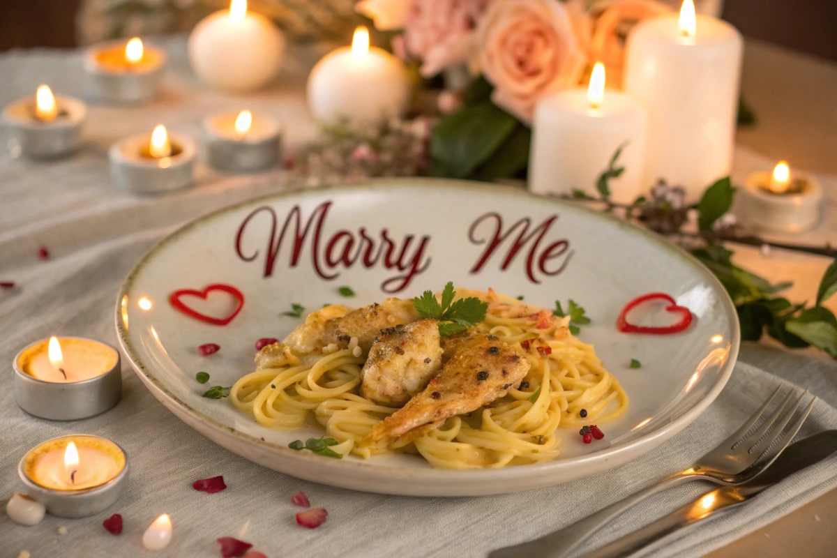 Delicious Marry Me Chicken Pasta served in a white bowl with creamy sauce and garnished with fresh parsley.