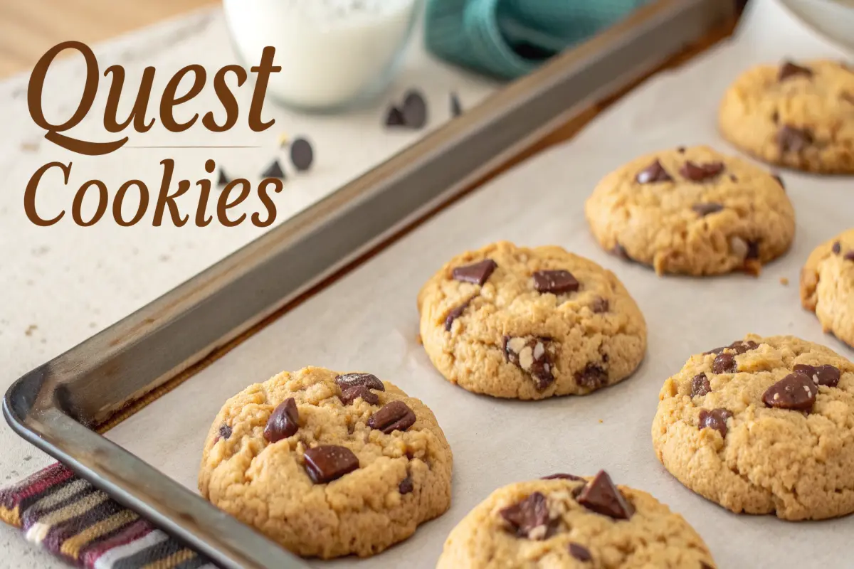 Quest Cookies with protein, fiber, and low sugar - a healthy snack option