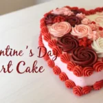 Heart Valentine’s Day Cake