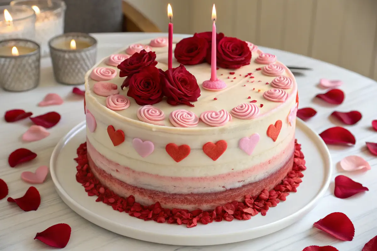 Valentine’s Day cake