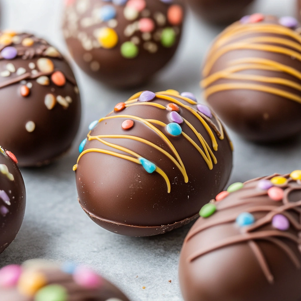 u7415457667 Close up high quality photo of freshly prepared m f33dc03a 5275 4289 81a1 a5c04273e8ce 2 Vegan Chocolate Covered Easter Eggs Made Easy & Delicious