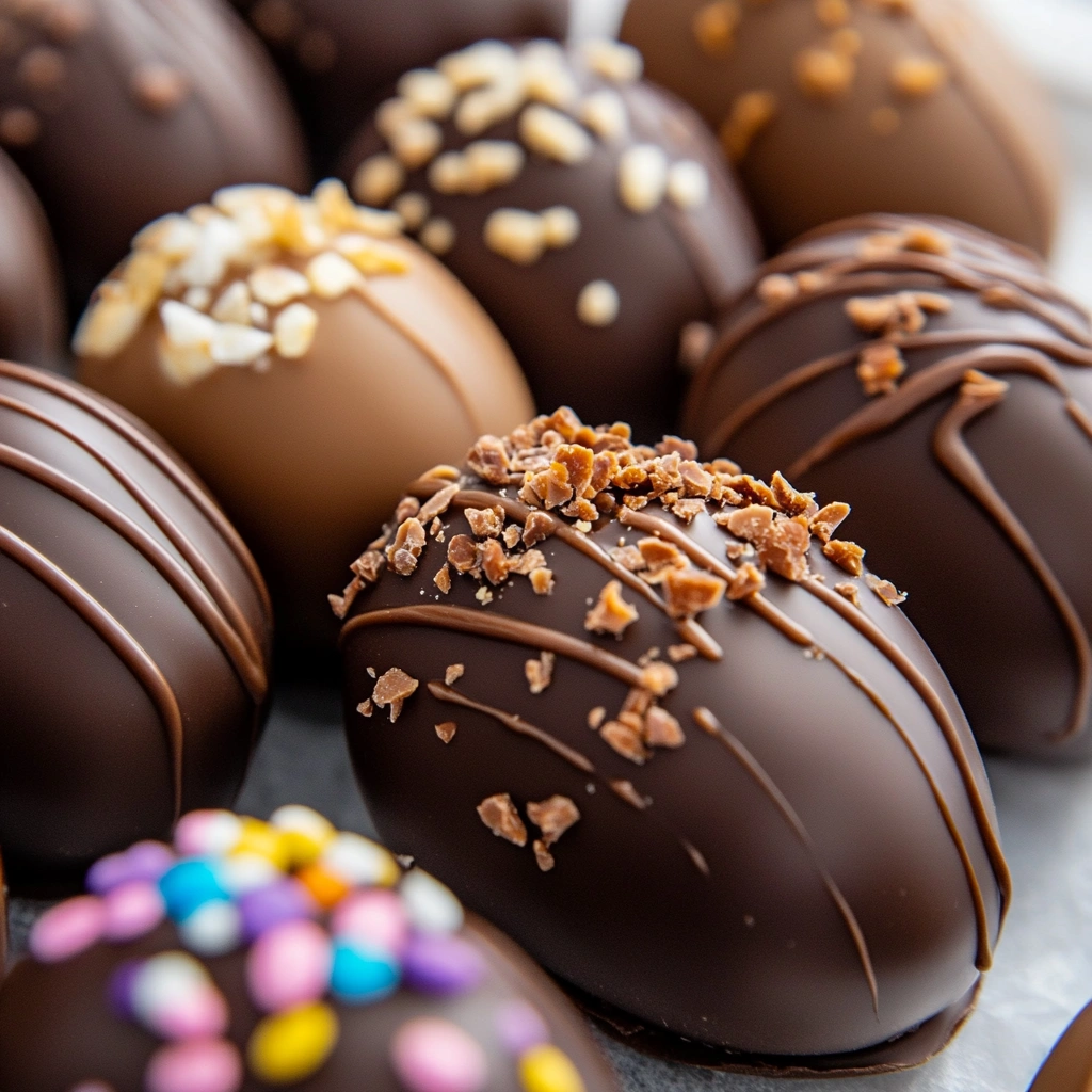 u7415457667 Close up high quality photo of freshly prepared m f33dc03a 5275 4289 81a1 a5c04273e8ce 3 Vegan Chocolate Covered Easter Eggs Made Easy & Delicious