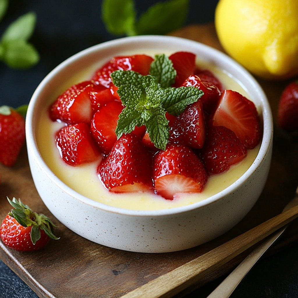 Lemon-Custard-with-Strawberry-Compote-Vegan4.webp u7415457667 Creating a luscious lemon custard with strawberry 55c1f42e 852c 4305 b5e6 a89e973f5ec3 0 Dreamy Vegan Lemon Custard with Strawberry Compote – New Favorite No-Bake Dessert!