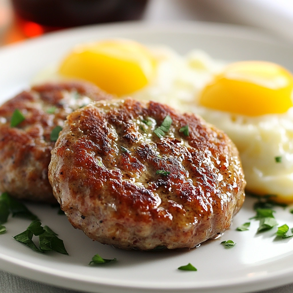 maple-breakfast-sausages-skillet.webp u7415457667 Maple Breakfast Sausage Patties v 6.1 bf9e3b5e b37e 4da5 bcf0 57539abea7e9 0 Homemade Maple Breakfast Sausage Patties: Morning Cravings Made Easy