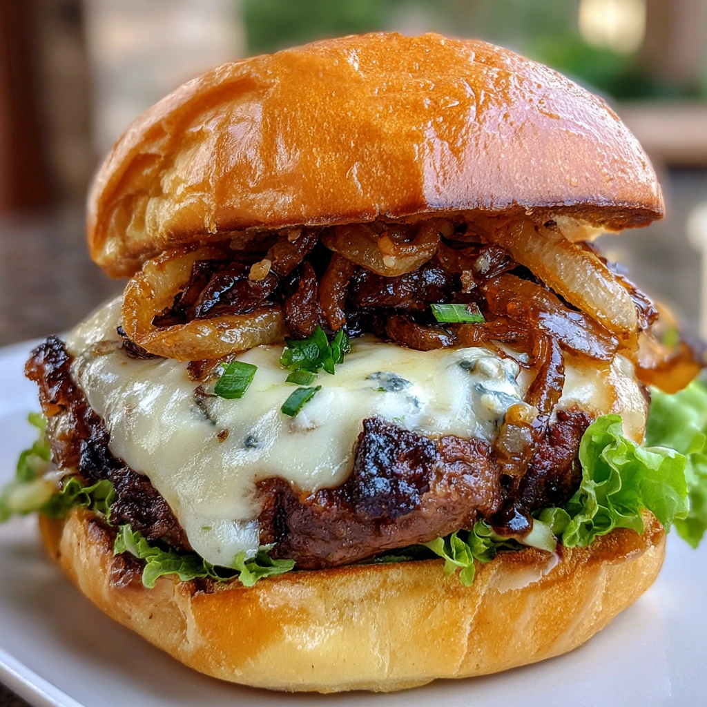 truffle-smash-burger-closeup.webp Truffle smash burger showing gourmet popular burger style