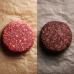 Using a cast iron burger press to shape patties