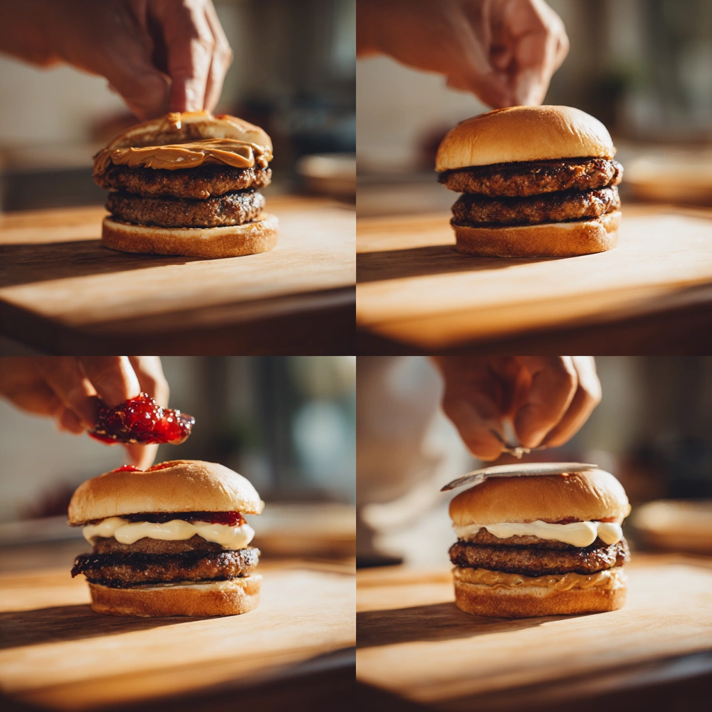 Peanut butter and jelly mayonnaise burger 8 may3 Peanut butter and jelly mayonnaise burger
