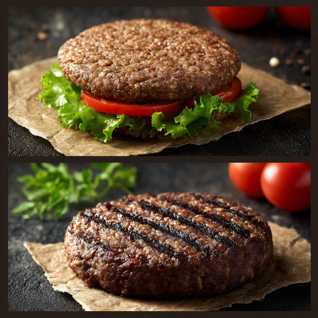 Burger Press Tips & Tricks 2 Comparing hand-pressed and burger press patties