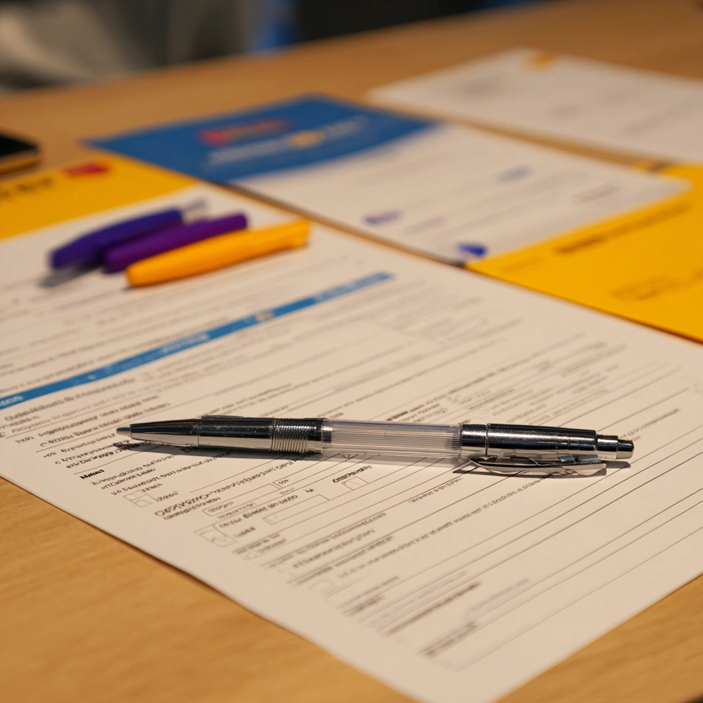 burger-king-scholarship-application.webp Burger King Scholarship application form on desk