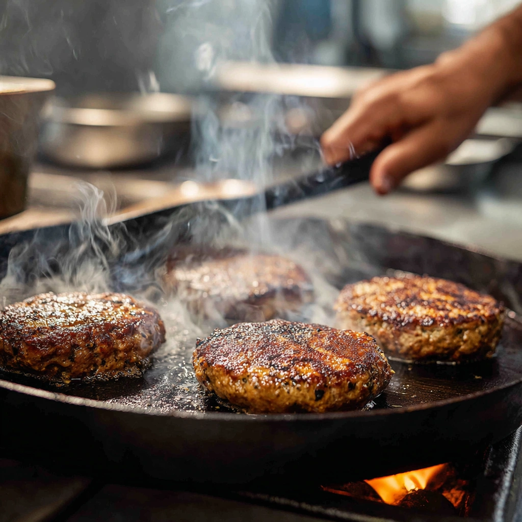 cooking-truffle-smash-burger.webp smash2 Truffle Smash Burger Magic: 5 Reasons This Recipe Will Blow You Away
