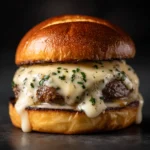 Shake Shack truffle burger with gruyère cheese and truffle sauce