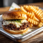 Shake Shack truffle burger with melted gruyère and black truffle sauce