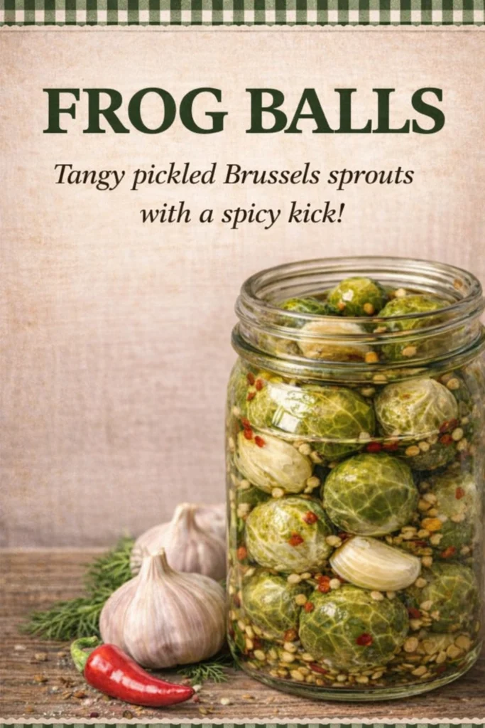 ChatGPT Image Apr 18 2026 07 31 34 PM Frog Balls (Pickled Brussels Sprouts): A Tangy Homemade Delight